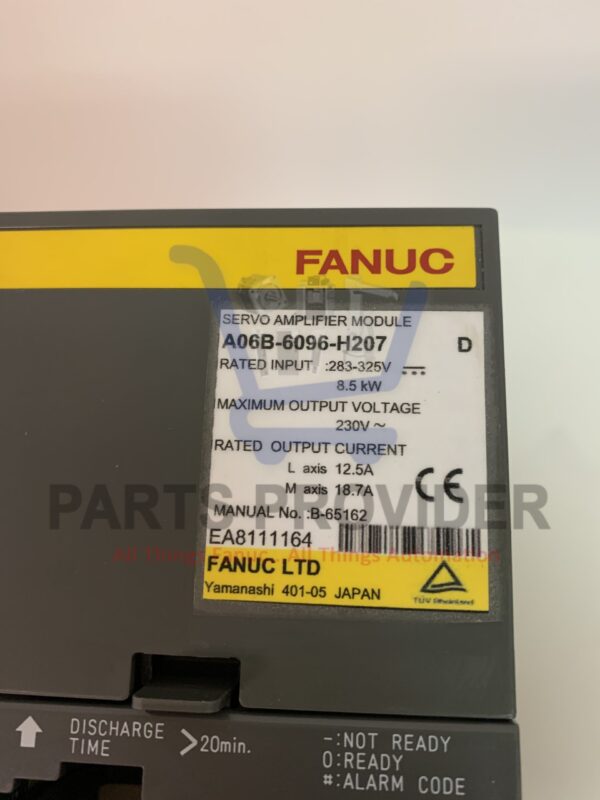 A06B-6096-H207 FANUC Servo Amplifier Module EA8111164